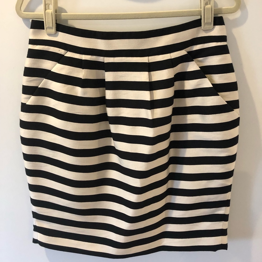 Banana Republic Striped Tulip Skirt